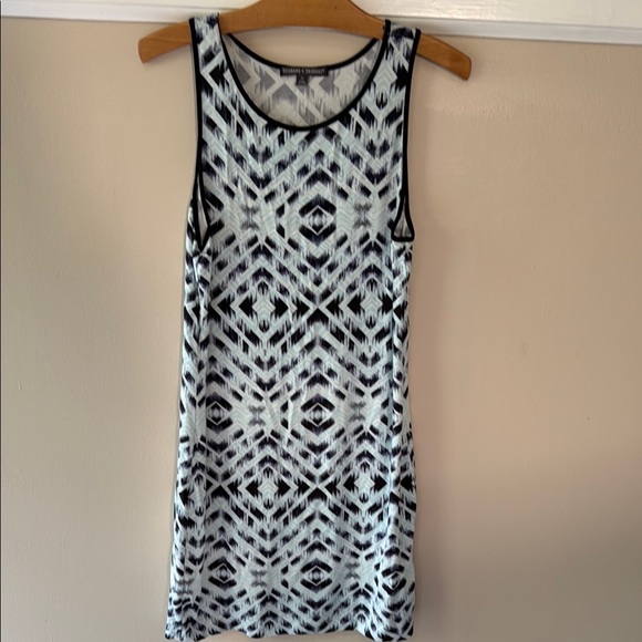 Threads 4 Thought Dresses & Skirts - Threads 4 Thought Blue and Black Sleeveless Geometric Dress